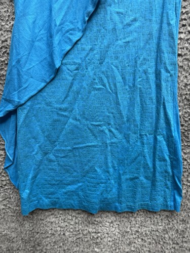 Fendi Logo Ruffle Dress Women’s 40 Blue Sleeveless Stretch - Picture 7 of 13