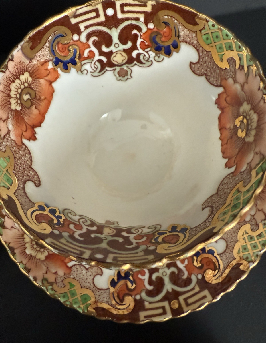 Set of 8 Antique Samuel Radford Cups & Saucers Pattern #1005