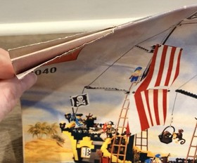 Vtg LEGO Pirates 10040 Black Seas Barracuda (2002 Reissue) - 98% + Manual