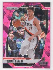 #215 Toumani Camara 2024-25 Panini Prizm Pink Ice { Portland Trail Blazers