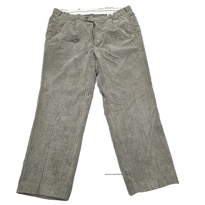 C&A Westbury Corduroy Trousers W36 L30  Grey Stretch Straight Trelana Thick