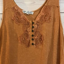 Jolt Ladies XL Hi-Low Tank Y2K Lace Detail Pre-owned Grunge Skater 