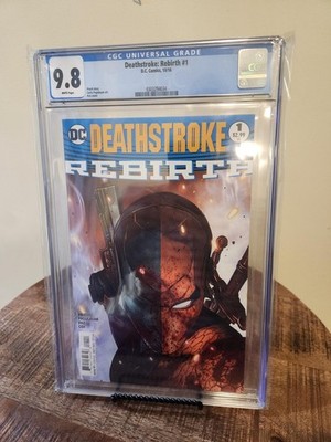 Deathstroke Rebirth #1 CGC 9.8 ACO Cover Art Batman J.L.A DC Comics