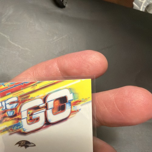 2025 Topps Chrome Football 1/1 Superfractor Lamar Jackson Let’s Go!!! - Picture 7 of 10