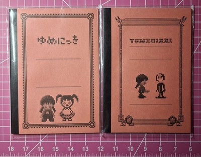 RARE Yume Nikki A5 Journals Notebooks Stationery With Cards (Out of Print)