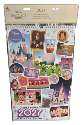 Disney Parks 2027 Poster Calendar by Jerrod Maruyama New With Tag