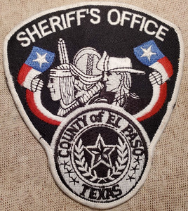 TX El Paso County Texas Sheriff Shoulder Patch