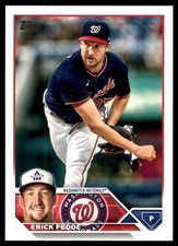 Erick Fedde 2023 Topps #258 Nationals MLB READ FREE SHIPPING AutographDen