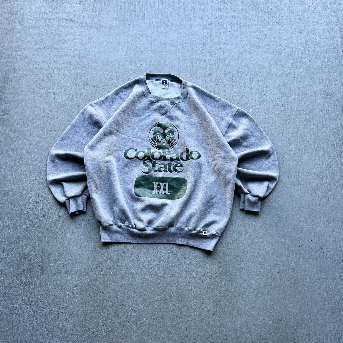 VTG 90s Russell Athletic Made in USA Colorado State Pullover Size