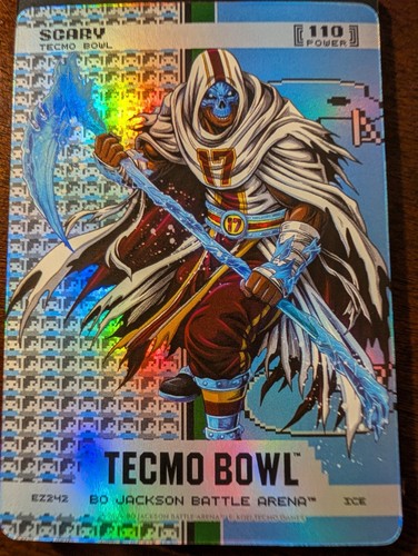 Bo Jackson battle arena Tecmo Ed. Scary Terry McLaurin Endzone Battlefoil Ice