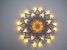 Luminaria Salentina Artigianale  Sole di Puglia  32luci (60x60 cm)