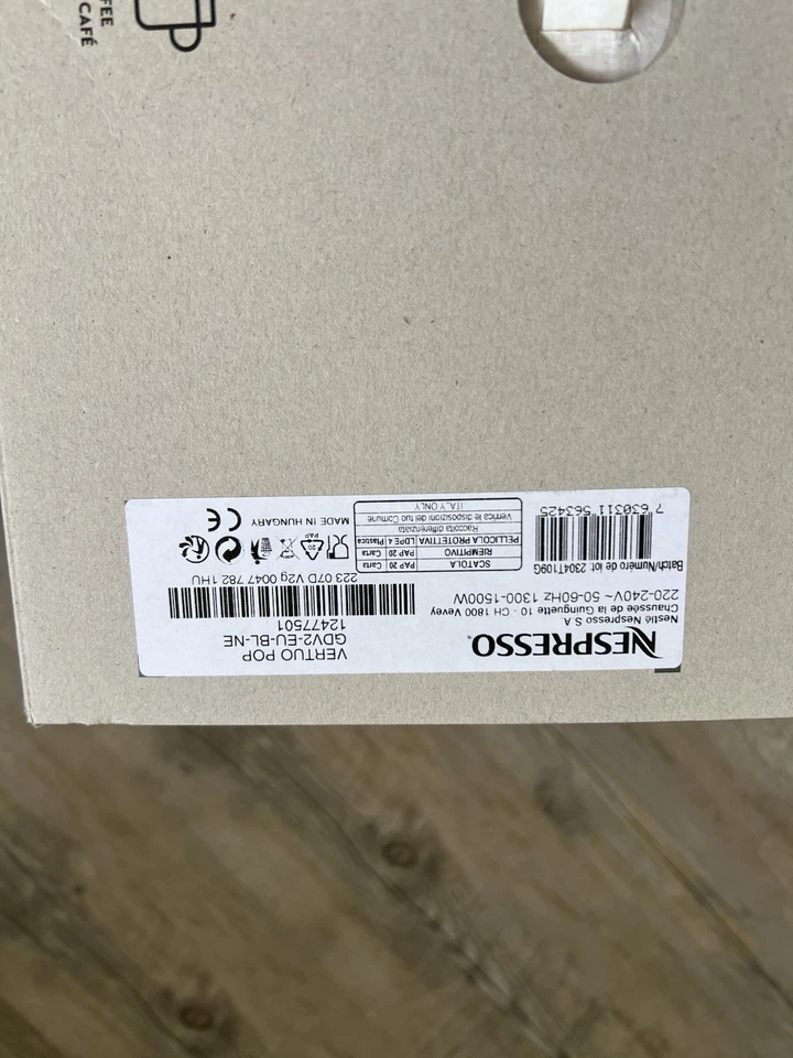 Nespresso Vertuo Pop – Kaffeemaschine – Neu & OVP – unbenutzt gratis Versand  - Bild 4 von 4