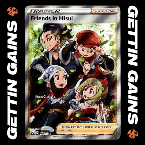 Friends In Hisui - 148/159 - Ultra Rare - Crown Zenith - Pokemon Card - NM/M