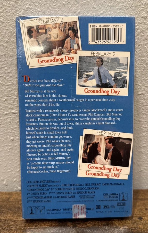 Groundhog Day (VHS, 1993) SEAL - Image 3 of 4