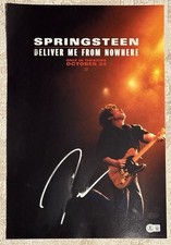 JEREMY ALLEN WHITE SIGNED SPRINGSTEEN DELIVER ME 12x18 POSTER - BECKETT COA