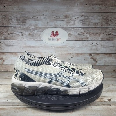 ASICS Gel-Quantum 180 5 Sneakers Mens 8 White Black ''Modern Tokyo'' Running Shoes