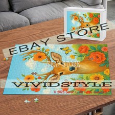 Deer Woodland nature 500pc jigsaw puzzle 15X20.5 in