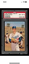 1960 Morrell Meats Dodgers Set-Break Roger Craig PSA 8 NM-MT