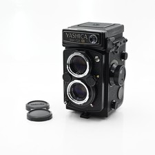 Yashica Mat-124G Twin Lens Camera 80mm 3.5 Yashinon 6x6 1-1/500 1970 TLR 028