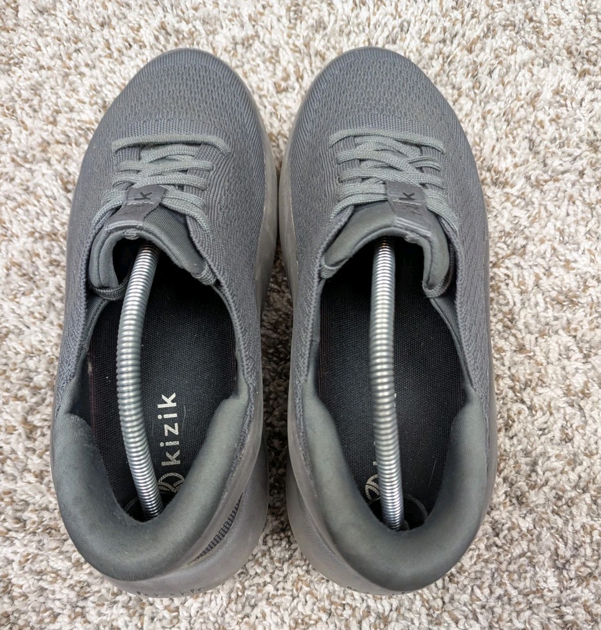 SAOLA Scarpe Kizik Roamer in maglia slip on mani libere uomo 10 5 donna 12 sneakers grigie