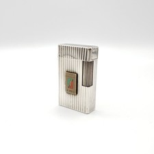 S.T. Dupont Ligne 1 Legion 3e REI Silver Gas Lighter   Working
