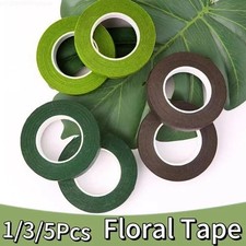 Floral Tape Stem Wrap 30 Yard Roll Florist Bouquet Supplies Corsage DIY 1/2"