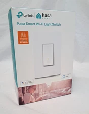 TP-LINK HS200P Kasa Smart Wi-Fi Single Light Switch White-Smart Phone Controlled