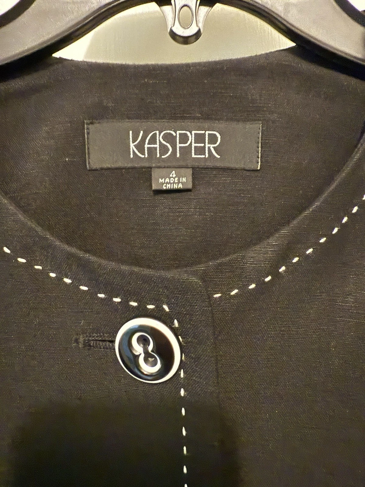 GIACCA IN MISTO LINO STILE KASPER CHANEL