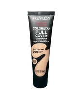 Revlon ColorStay Full Cover Foundation 200 Nude Matte 1 oz 24HR Wear New
