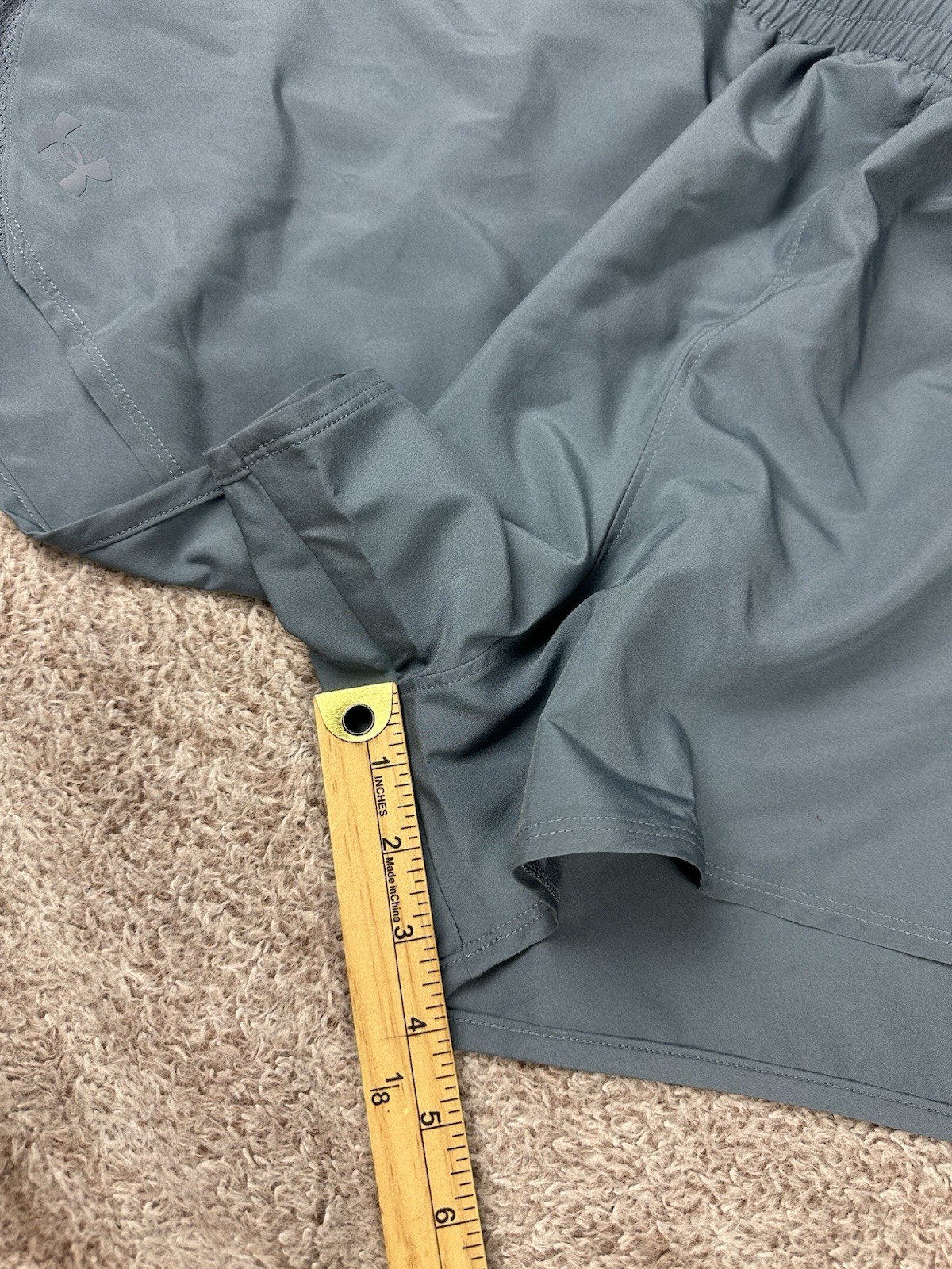 Under Armour Women’s UA Mileage 2.0 Shorts Gray Size 3X New thumbnail 6