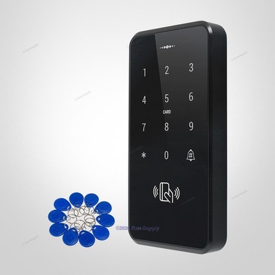 RFID Tag 125KHz Reader Access Control Keypad Door Entry Security DC12V