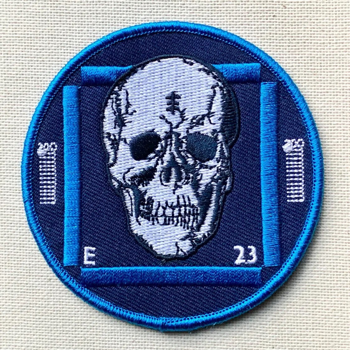 Psychic TV  Skull PATCH Throbbing Gristle Coil Current 93 TOPY Genesis P Orridge