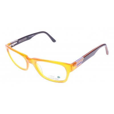 Genesis Brille Herren Damen  Orange Rechteckig GV 1426 Kunststoff