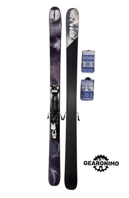 Armada Invictus 108 TI ski With Tyrola Adrenaline Frame Bindings and skins - 188