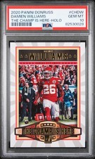 2020 Donruss The Champ Is Here #CHDW Damien Williams Holo/ 100  PSA 10 Pop 1