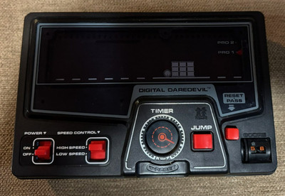 Vintage 1980 Tomy Digital Daredevil Game w/Video  NICE WORKING Condition