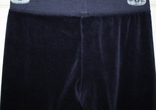 Nuevos con etiquetas Pantalones de Terciopelo Azul Marino Juicy Couture Niñas Talla 10 - Imagen 3 de 4