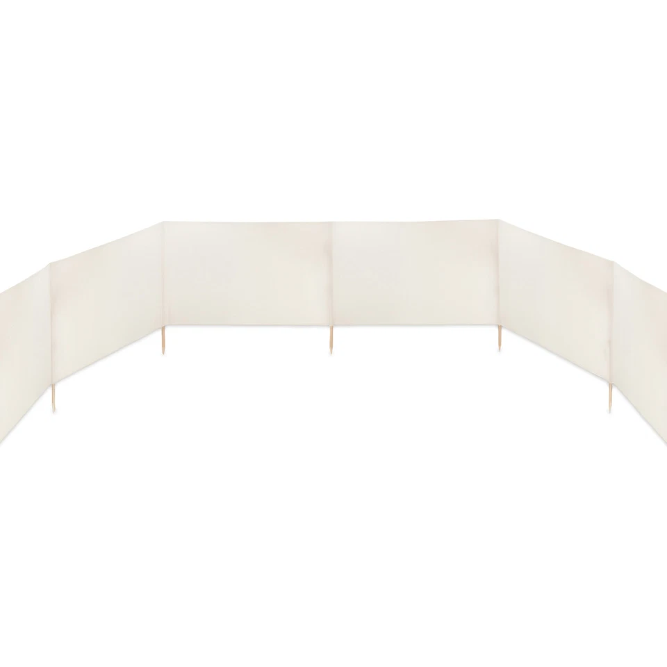 Windschutz Camping Sichtschutz Strand, Mobiler Strandwindschutz 5m - Bild 2 von 4