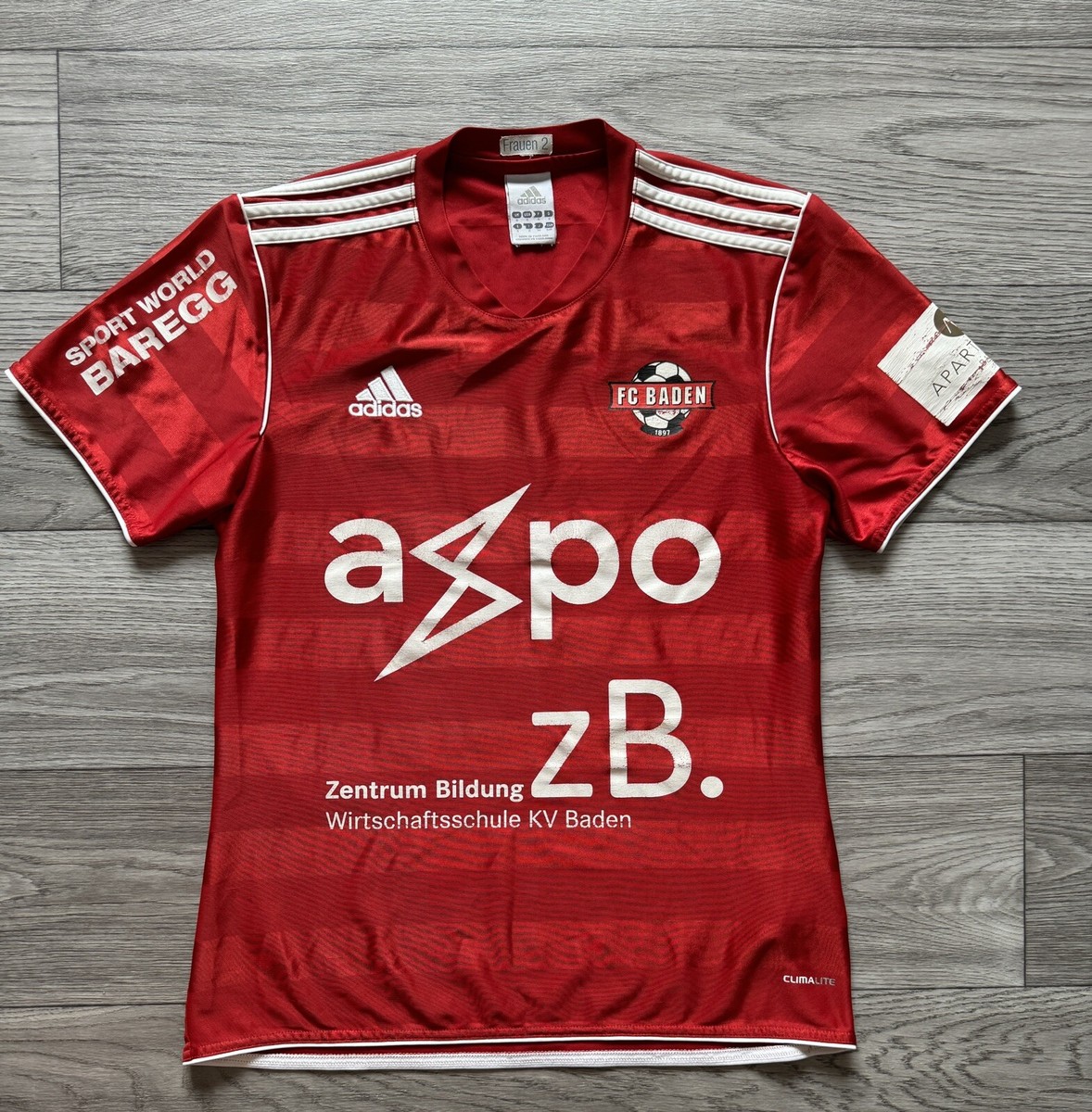 FC Baden 1897 #11 Football Shirt Soccer Jersey Adidas Sz S