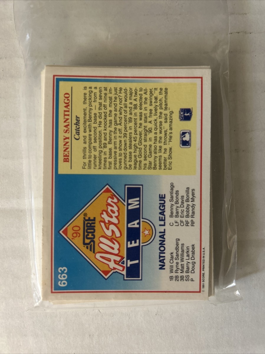 1991 Score Baseball All Star 20 Card Set | eBay