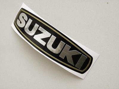 Suzuki GT750 TS100 TS125 TS 100 125 Crankcase Engine Cover Emblem