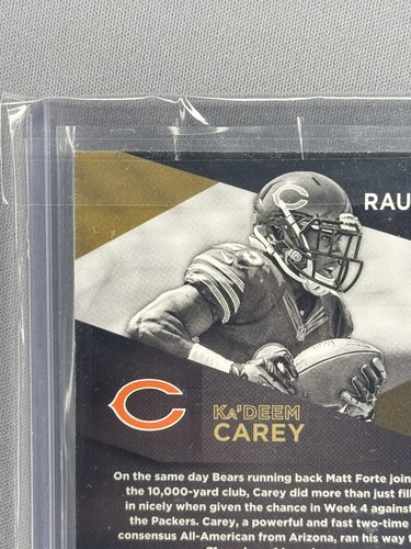 2014 NFL Panini Black Gold RPA Ka'Deem Carey #166/199 - Picture 11 of 15