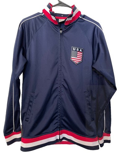 Vintage 1992 USA Dream Team Olympic Basketball Jacket Mens Large
