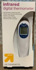 🍒Up&Up Infrared Digital Thermometer Ear/Forehead Measuring Fever Alert Indic..