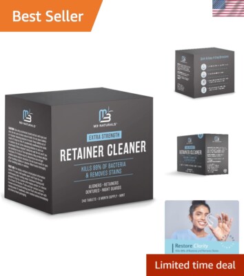 240 Extra Strength Tablets for Complete Denture & Retainer Cleaning Solution