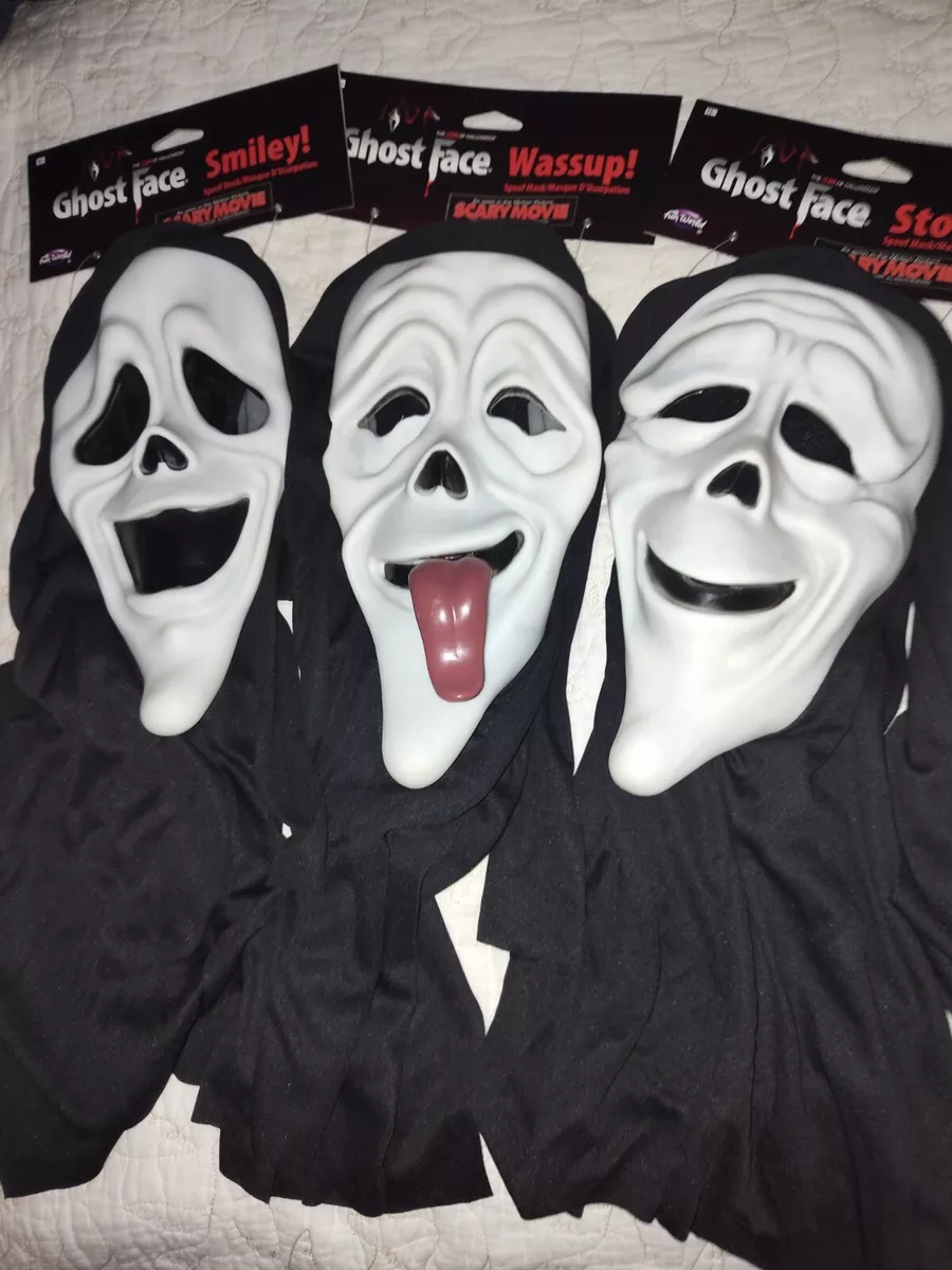 Stoned Scary Movie Ghost Face Mask Halloween Movie Scream Spoof Mask