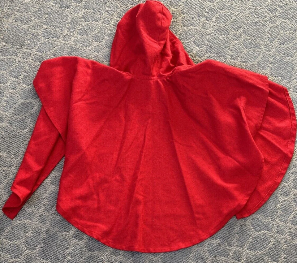 Capa roja O’Neil Of Dublin niñas 18 años 2/3 Irlanda mezcla de lana Foto 4 de 4