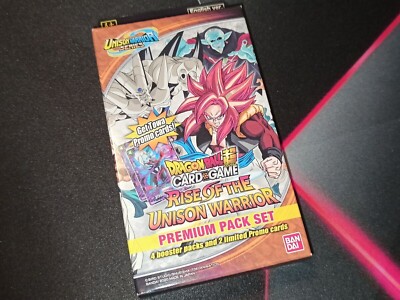 Rise of the Unison Warrior 1. Edition Premium Pack Set Dragon Ball Card Game