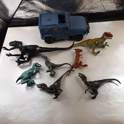 Jurassic Park Lot Raptors, T-Rex (Growler), Vehicle