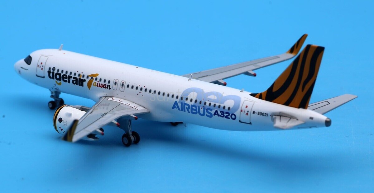 JC Wings 1:400 Tigerair Taiwan Airbus A320neo Diecast Aircraft JET